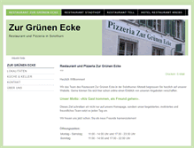 Tablet Screenshot of gruene-ecke.ch